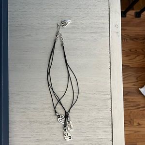 3 hearts silver necklace